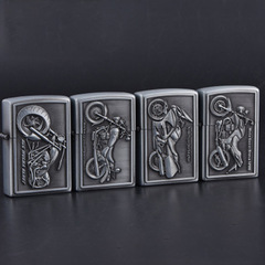 JT6210 Build Tai Retro Bronze Oil Engine Direct Sale Creative Motorcycle Carving Metal Windproof Lighter