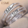 Fashionable brand universal one size ring for beloved suitable for men and women, Korean style