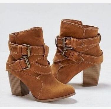 Bottes femme en PU artificiel - Ref 3355110 Image 1