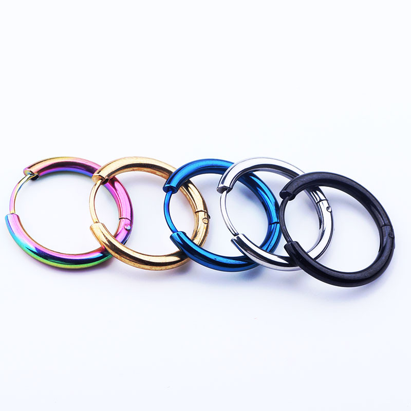 Pointed titanium steel lip stud product view