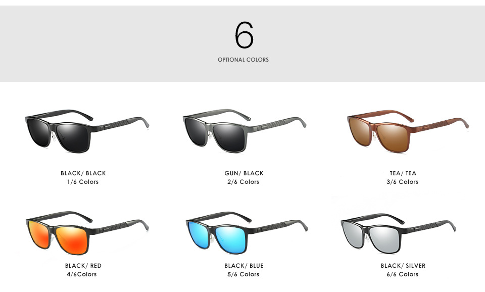 Gafas de sol polarizadas para ciclismo y pesca de aluminio_voghion.com