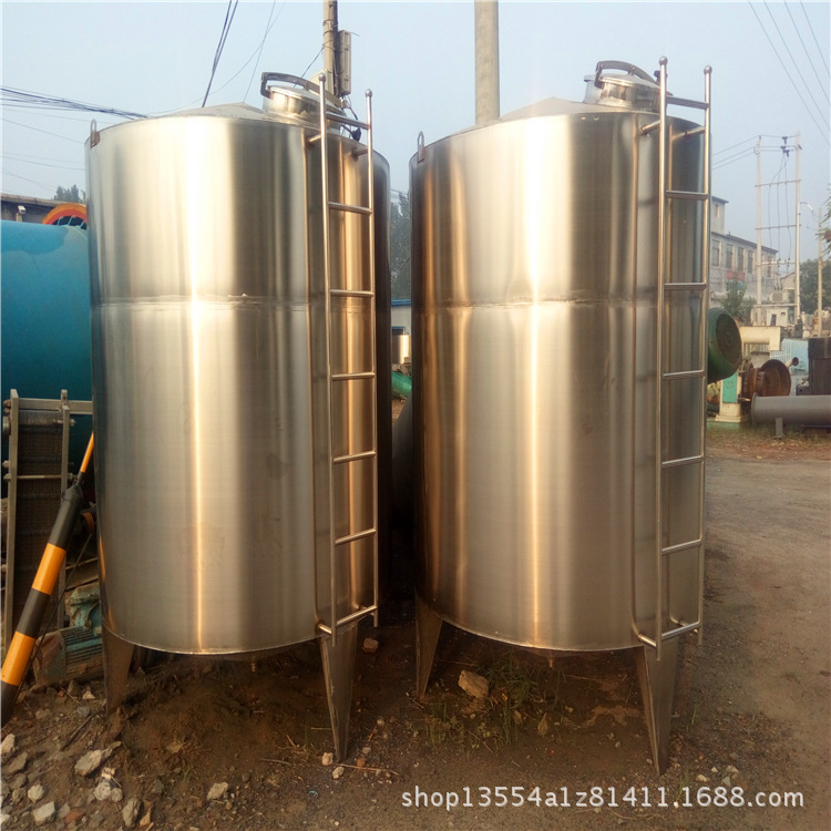 租赁二手储罐  二手5吨不锈钢储罐  二手304内外抛光食品搅拌罐