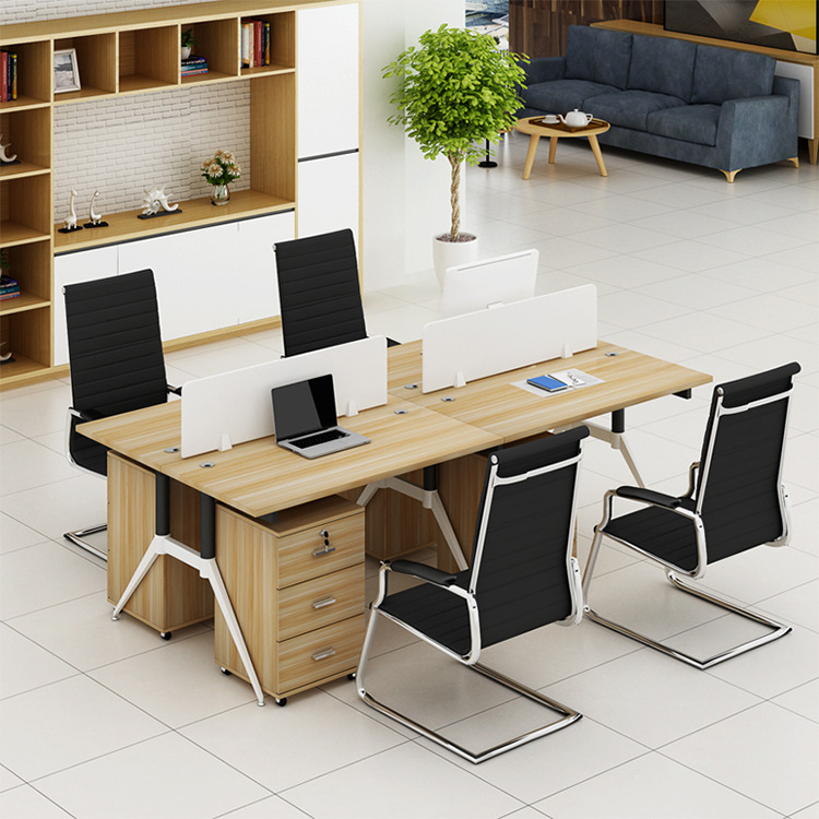 Staff member desk staff The computer table combination Simplicity modern Multiplayer Work bit screen partition Manufactor Direct selling