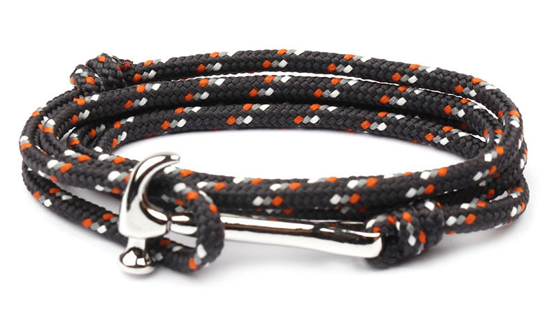 10g Weight Bracelets Classification Alloy, rope Chain Material 1 Piece Quantity Holiday, Daily, Street Occasion Alloy, rope Material Shark Pattern Men's Gender Layered Design Casual, Simple Style Style Casual Simple Style Shark Alloy Rope Layered Men's Bracelets Men's Chain Bracelets 24