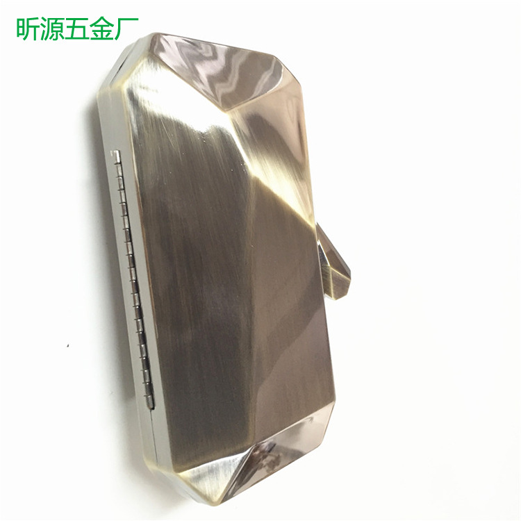 厂家供应手袋铰零钱包夹手袋架口五金架口晚宴包五金框定制