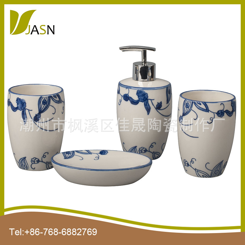 [Chaozhou ceramics]supply ceramics Ware suit ceramics Bathroom Set Bathroom Set Foreign trade of the original single