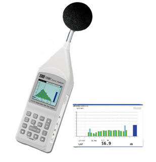 台湾泰仕TES-1358C 1/1 及 1/3 八音度实时音频分析仪