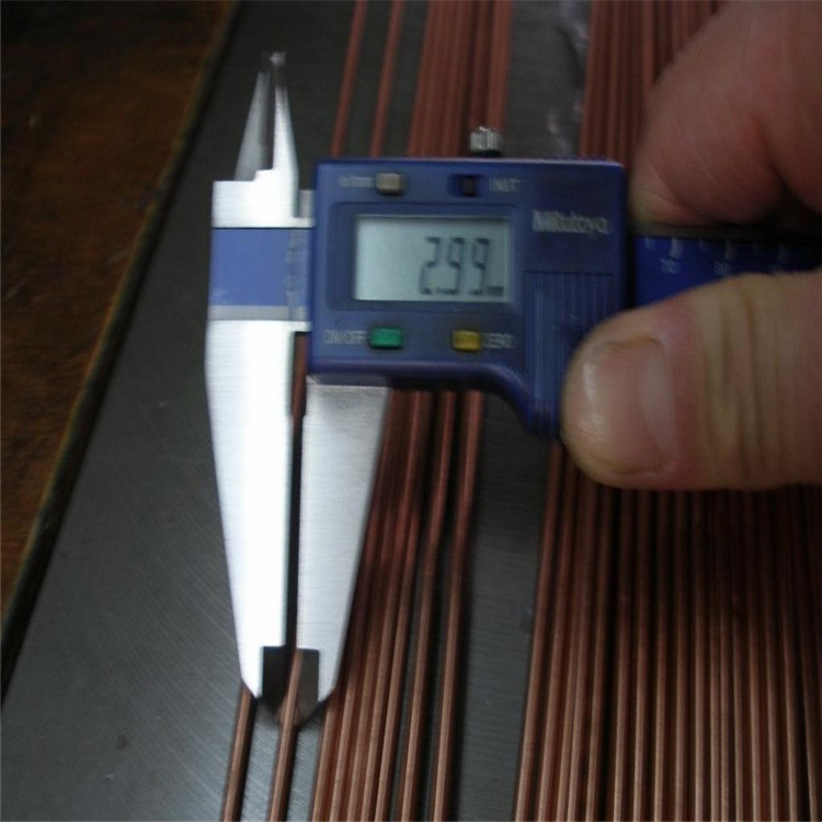 现货大小口径导电T2环保紫铜棒 易加工切削红铜棒