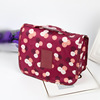 Capacious storage system for traveling, foldable cosmetic bag, wholesale