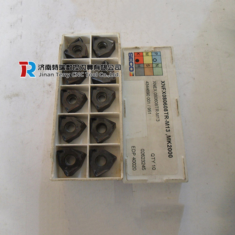 山高铣刀片 铸铁加工XNEX080608TR-MD15 MK2050铸铁铣削加工