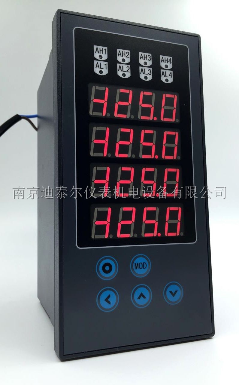 XSD4四通道控制仪表,4通道输入,变送,通讯,打印 显示控制调节仪