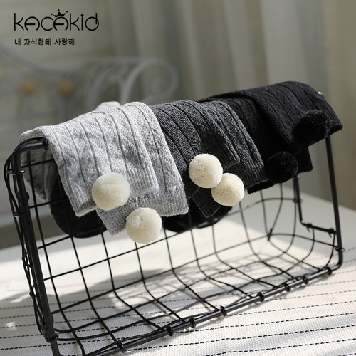 Children's mid-calf socks wholesale autumn and winter new ins solid color children's socks for men and women baby sweat-absorbent, deodorant and anti-slip class A cotton socks