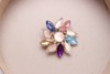 Brooch, fashionable metal pin