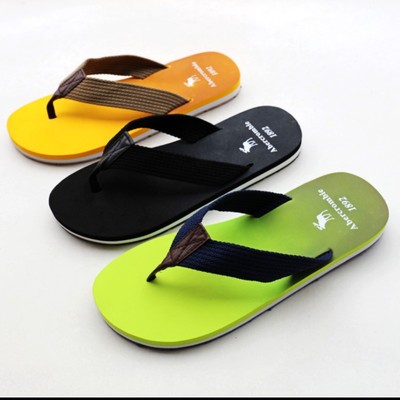 wholesale supply classic Gradient AF Fawn Men's non-slip Sandy beach Herringbone slipper TPR Sole slippers