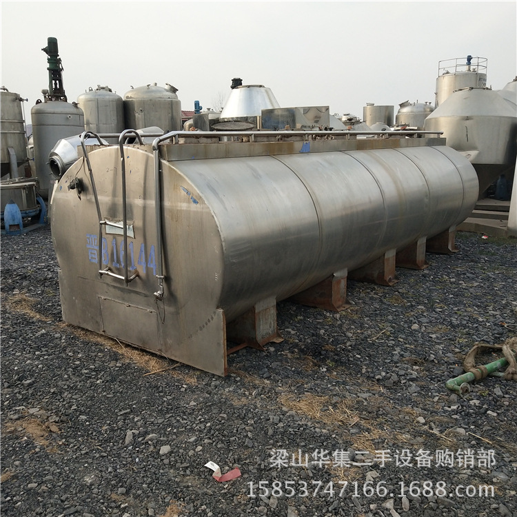 厂家供应二手储罐 二手不锈钢储罐 二手车载水罐 二手304食品罐