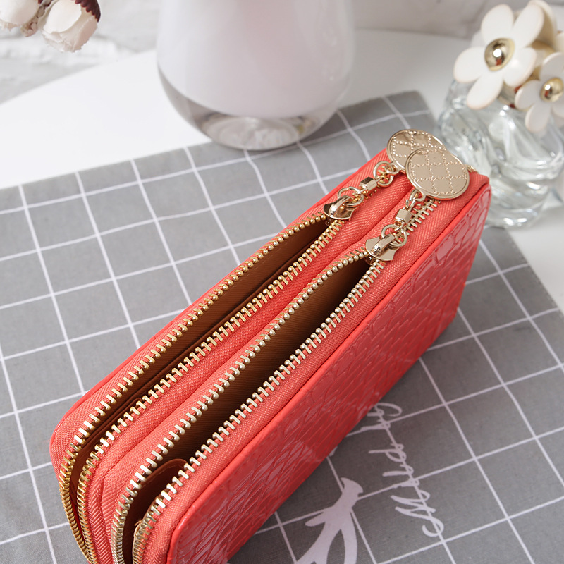 Fashion Stone Pattern Candy Color Wallet display picture 4