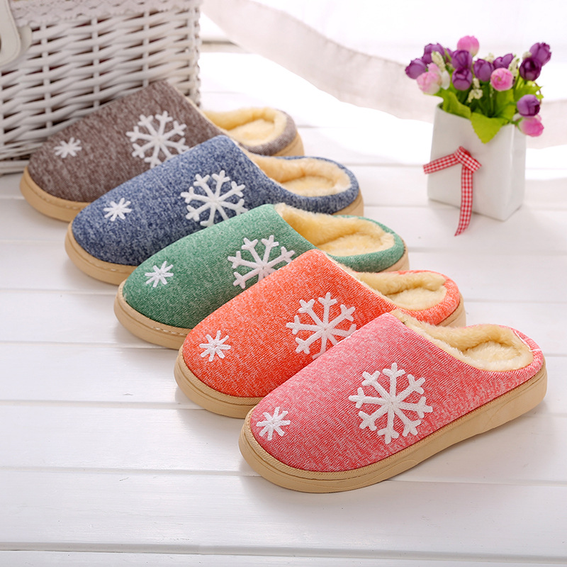 Winter warm cotton slippers, home shoes,...