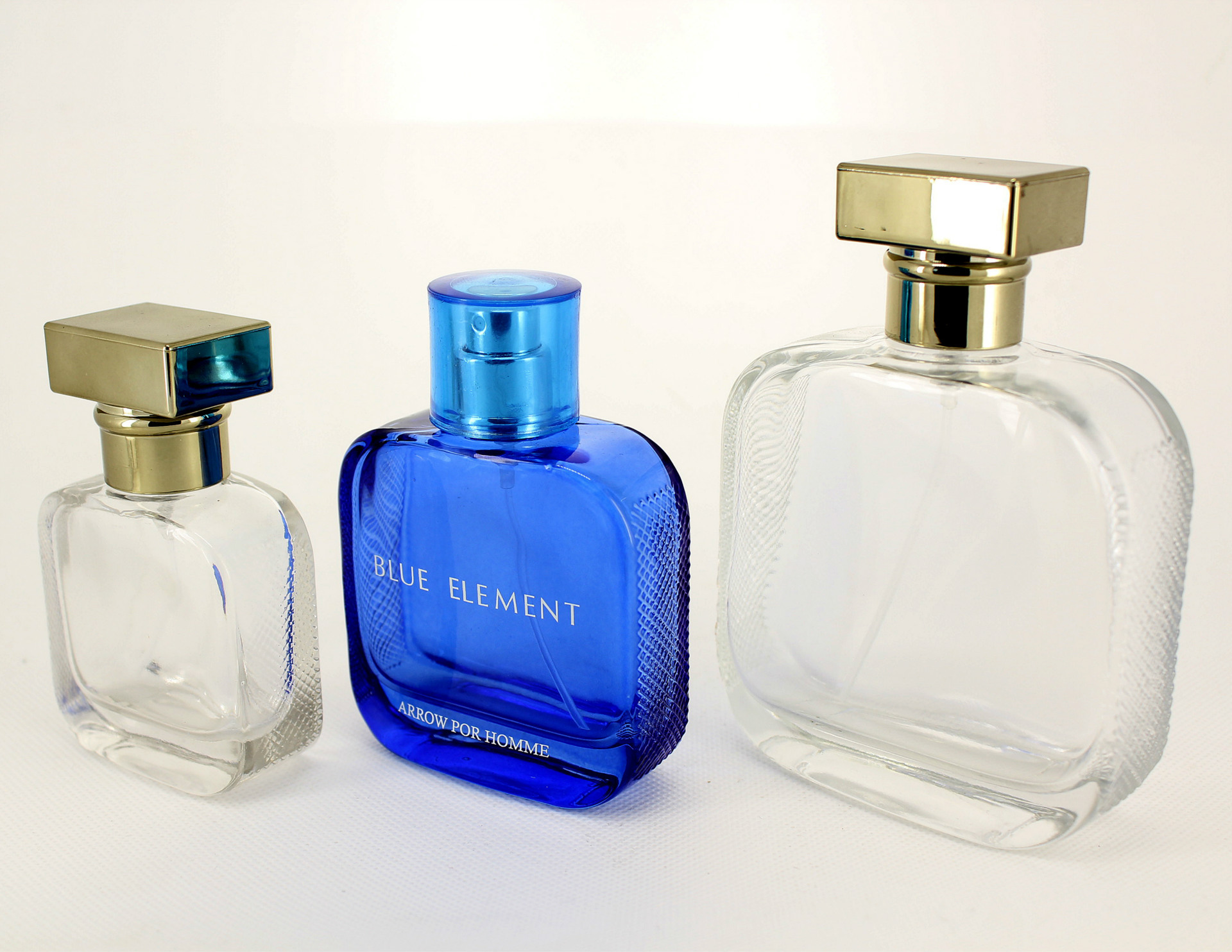 Glass bottles Customized lid Nozzle high-grade Perfume Glass Cosmetics bottle factory