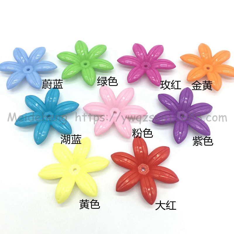 Candy-colored solid color, flower leaf, Daisy, six-leaf flower, bride's updo, handcrafted hair hairpin, Korean-style wedding hair accessory detail image 5