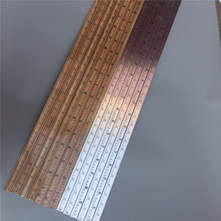 1m Bamboo Ruler Solid Wood Measuring Ruler Household Ruler Measuring Cloth Clothes Ruler Length 100cm 300 Pieces Per Box