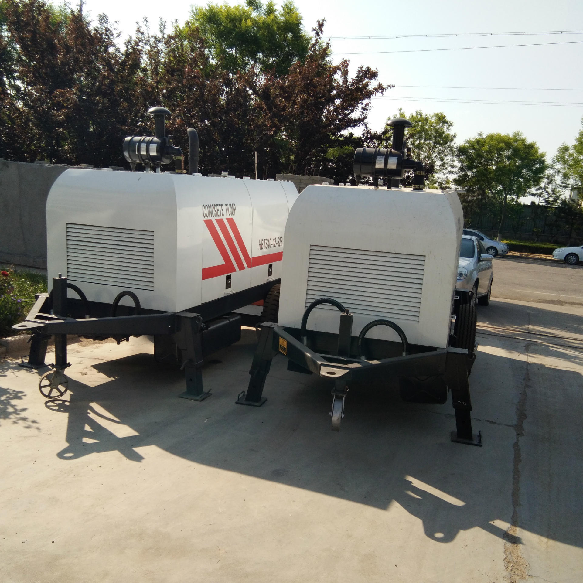 混凝土输送泵 柴油机混凝土输送泵 柴油机拖泵 40柴油泵 40地泵