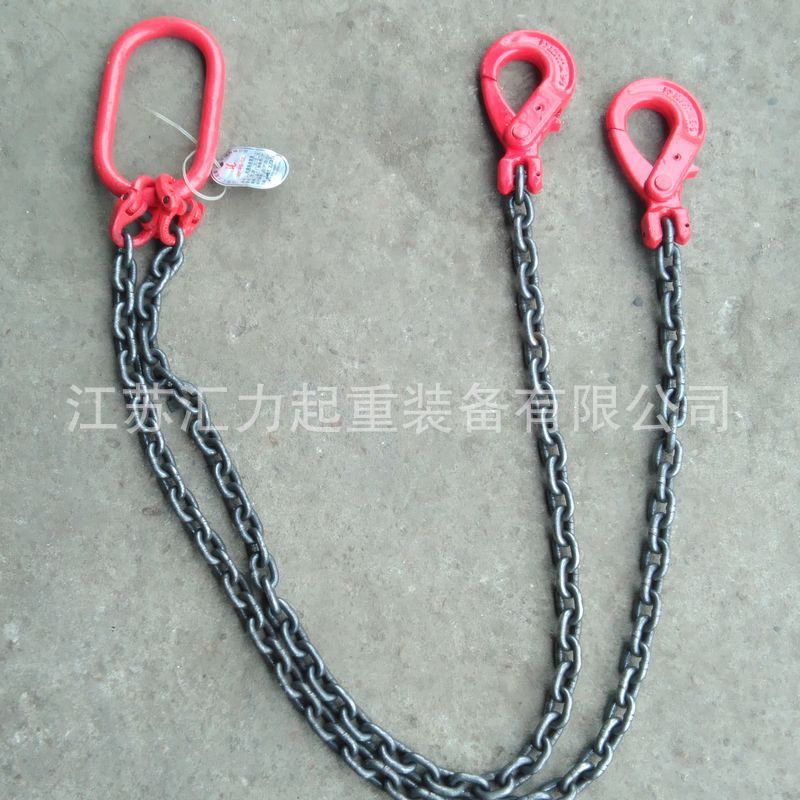 生产厂家直供 2腿链条索具5t2m 两腿链条吊具 2叉吊链