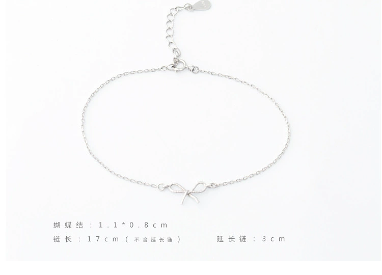 Phiên bản Hàn Quốc của vòng tay bạc 925 sterling vòng tay Nhật Bản và Hàn Quốc của cá tính đơn giản học sinh Sen vòng tay trang sức