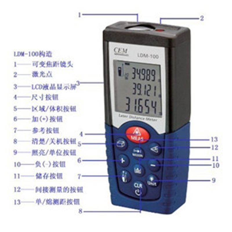华盛昌LDM-100 激光测距仪