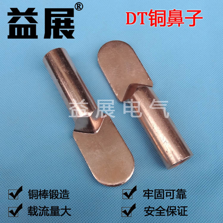 非标铜鼻子,DT不打孔铜鼻子做,铜鼻子定打孔，加工铜鼻端子