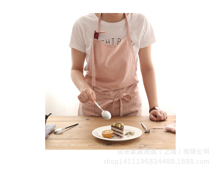 阿里巴巴-纯色围裙_10
