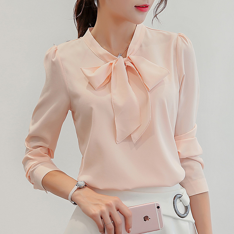 Caidaifei 2025 Spring and Summer New Korean Style Women's Versatile Shirt Long-Sleeved Bottoming White Shirt Top Chiffon Shirt