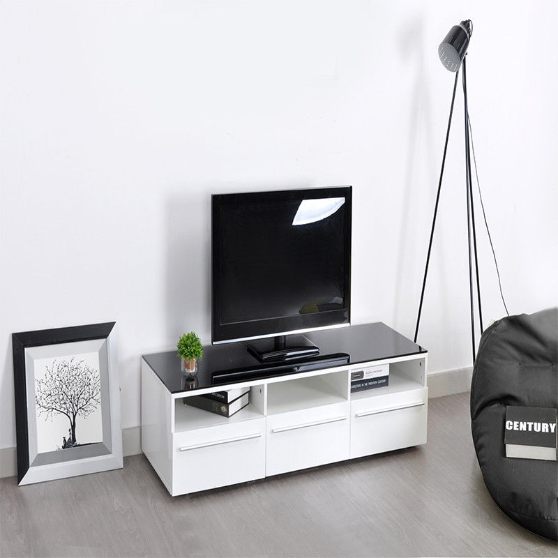 Moderno simple TV gabinete LED resalte visual gabinete pequeño apartamento dormitorio sala de estar barato TV gabinete fábrica al por mayor image 5