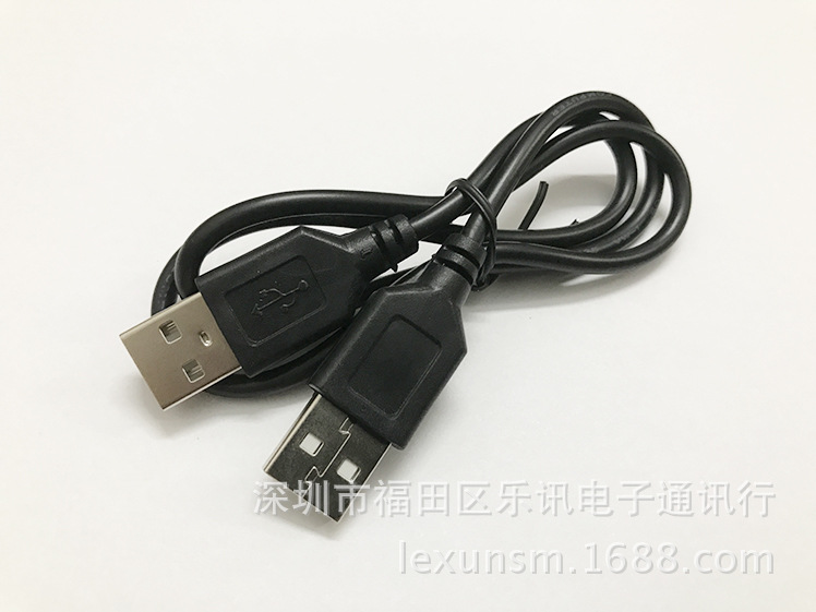 50cm純銅usb公対公データ線放熱器パソコン車載接続a公転a公延長線1.2メートル