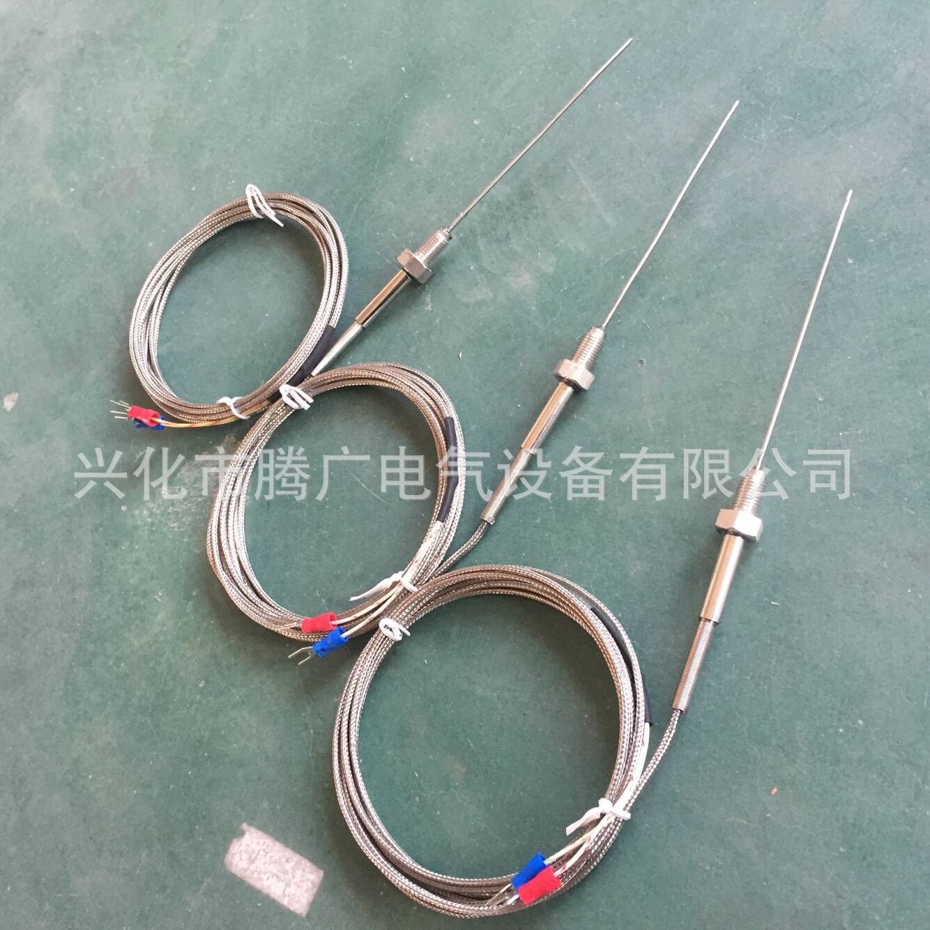 PT100热电阻 探头式热电偶 温度传感器 螺纹安装K型热电阻