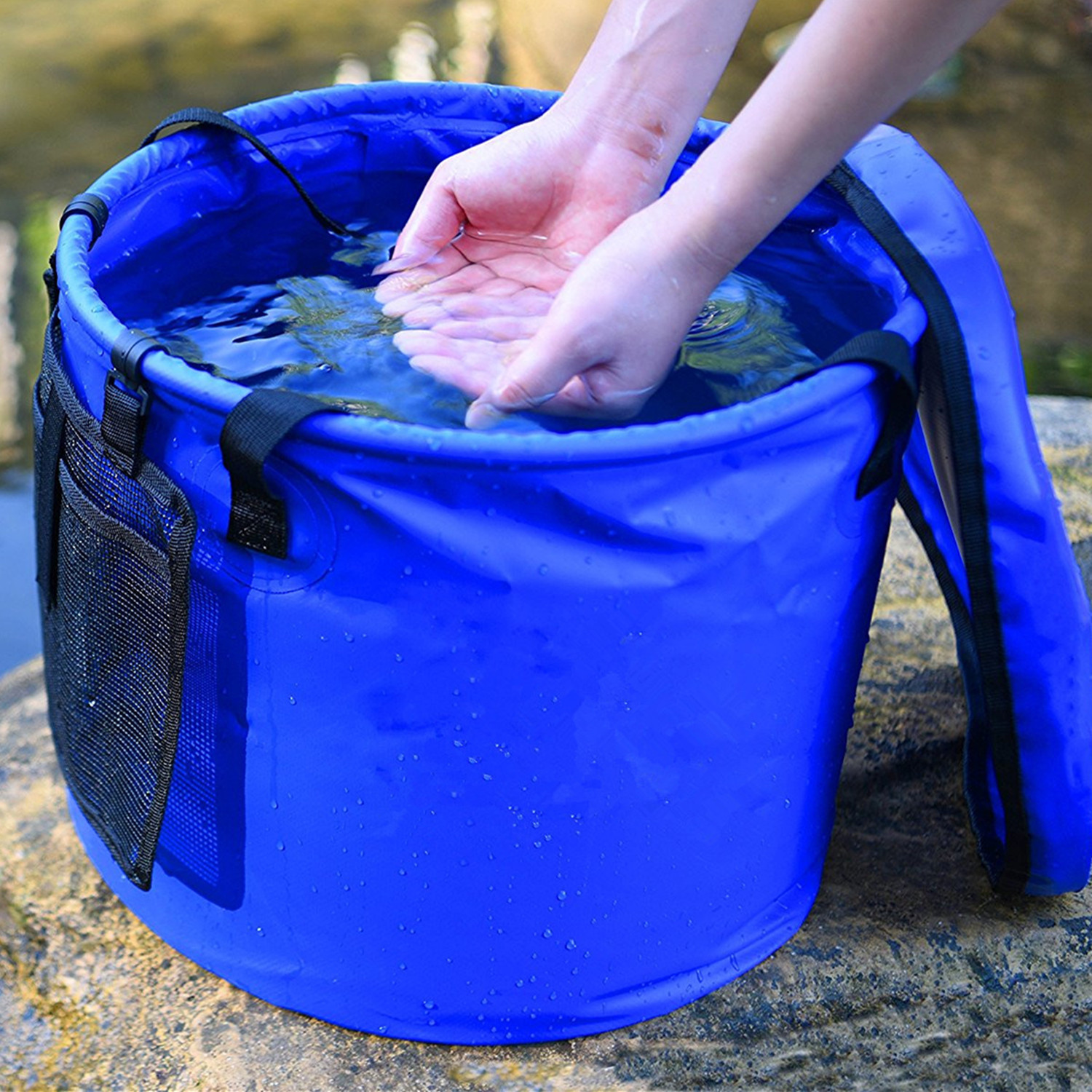 订制ROSHPVC复合夹网布用于水袋水囊水桶面料颜色可定制