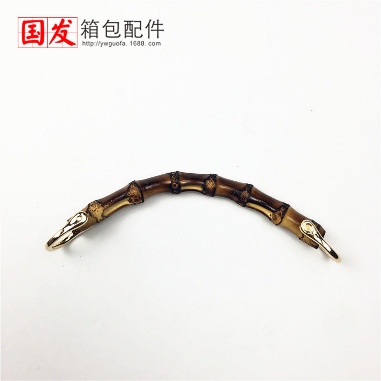 Especial: 15cm bambú brazalete de mano color original portátil bambú verdadero accesorios bolsos de mano   0633 - Mu