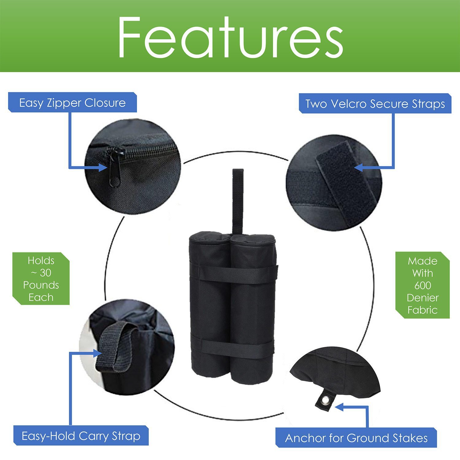 沙袋 帐篷固定沙袋 帐篷固定沙包 户外帐篷固定沙袋 帐篷沙包袋