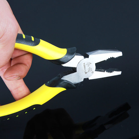 Yongnuo vice leather handle wire pliers 6 inch wire pliers multi-purpose 8 inch wire pliers pointed oblique mouth vise