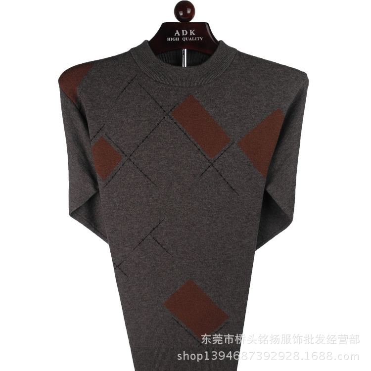 Autumn Men's sweaters Middle and old age Dad installed Foreign trade Stock sweater factory Miscellaneous Poop Special Offer Handle