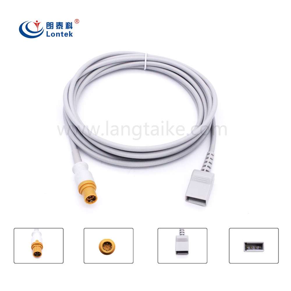 兼容西门子德尔格SC6002XL,7000, SC8000压力传感器电缆 IBP电缆