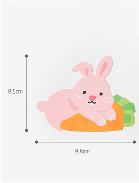 Easter Fashion Rabbit Paper Gift Wrapping Supplies Candy Decoration Card display picture 4