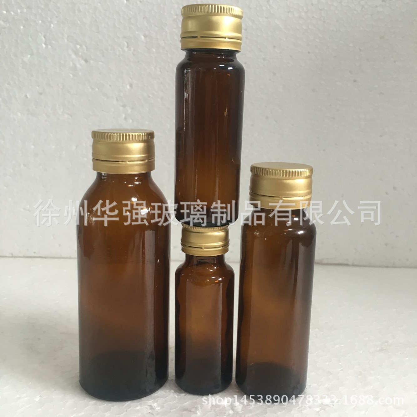 玻璃瓶厂家直销透明玻璃滚珠瓶 蒙砂滚珠瓶 玻璃口服液瓶