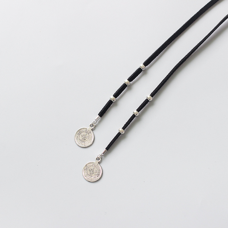 Plating Design Hot Selling  Retro Coin Pendant Necklace Wholesale