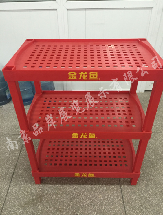 【厂商】每层8桶粮油陈列架食用油广告摆放架茶籽油促销货架