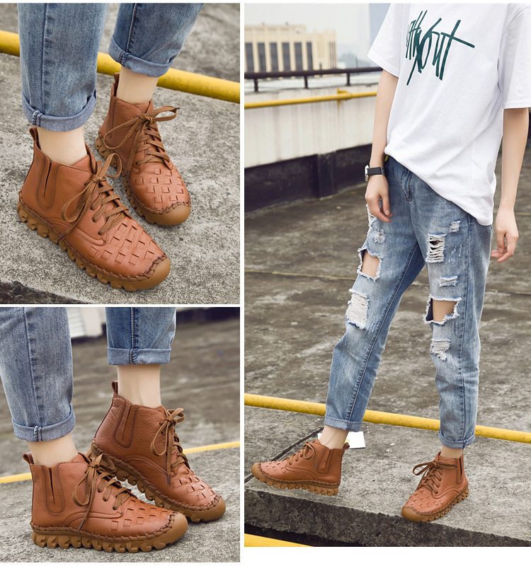 Bottes femme en En cuir - Ref 3354873 Image 30