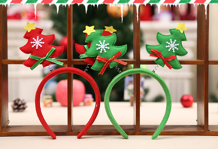 Kerstboom haarband voor kinderen feestelijk haaraccessoire_voghion.com