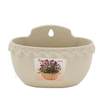 Southern Leaf Integrity Resin Plastic Flower Pot Model Model HG-3050 Wall-mounted Basin Two Color