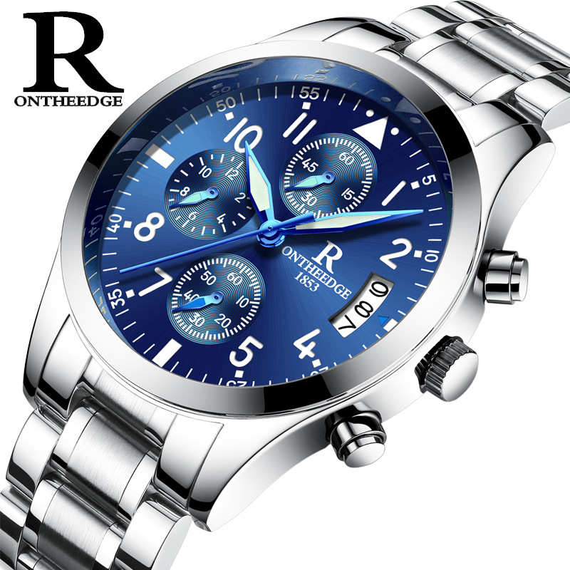 Swiss Genuine Ruizhiyuan Famous Brand Men's Luminous Fashion Watch Wholesale Cross-Border Foreign Trade Dropshipping Digital Watch