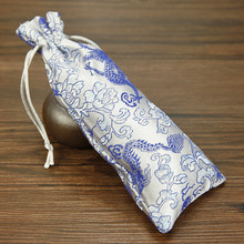 厂家现货批发中国风梳子袋绸缎抽绳刮痧板首饰袋发簪手礼品锦袋现