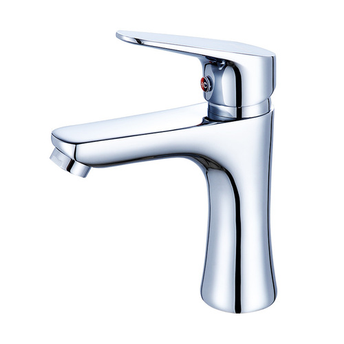 Dingguagua bathroom copper basin single hole faucet basin hot and cold faucet washbasin single hole manufacturer wholesale